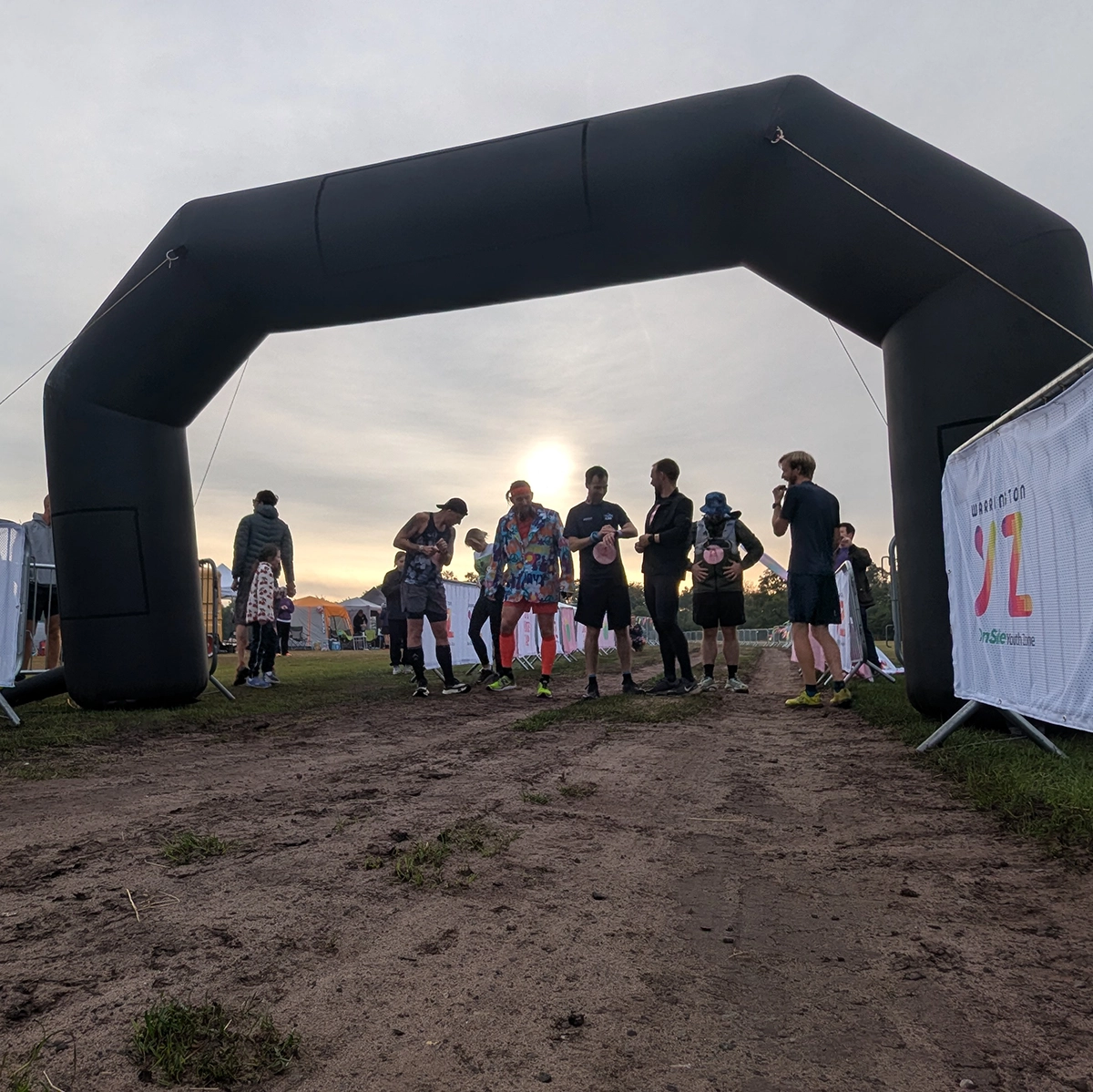 Runners waiting at the start line at One More Lap for Warrington Youth Zone 2025